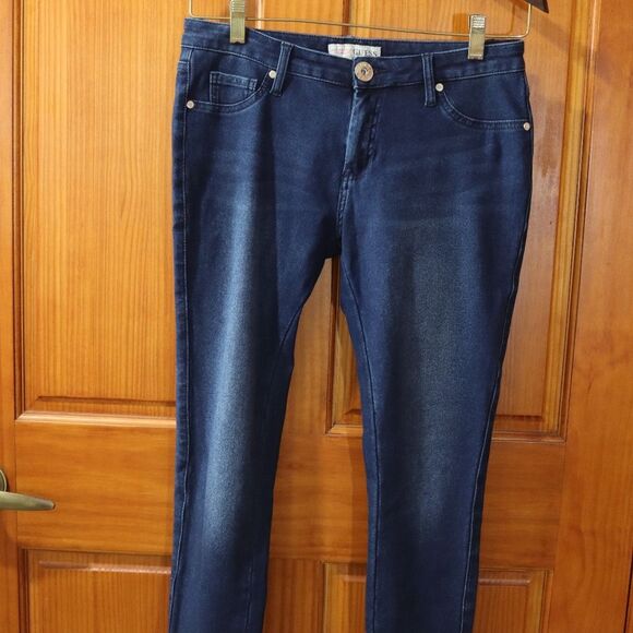 Guess Vintage y2k Blue Denim Low Rise Skinny Jean's 10 - Picture 3 of 13
